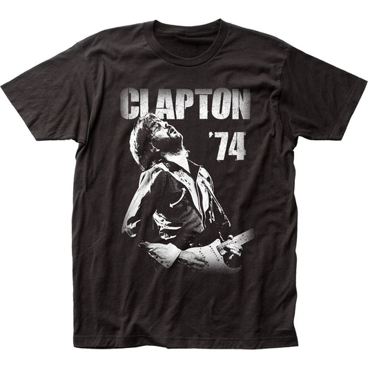 Eric Clapton 74 Mens T Shirt Black