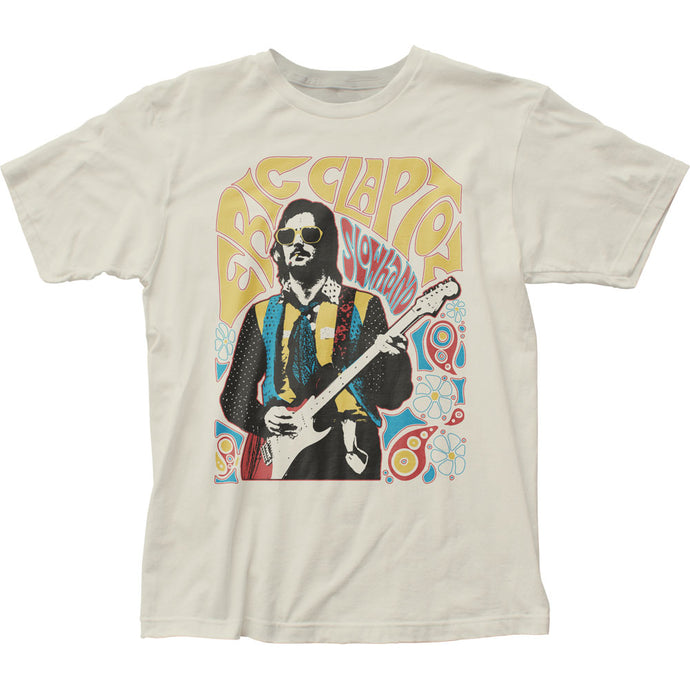 Eric Clapton Slowhand Mens T Shirt Vintage White