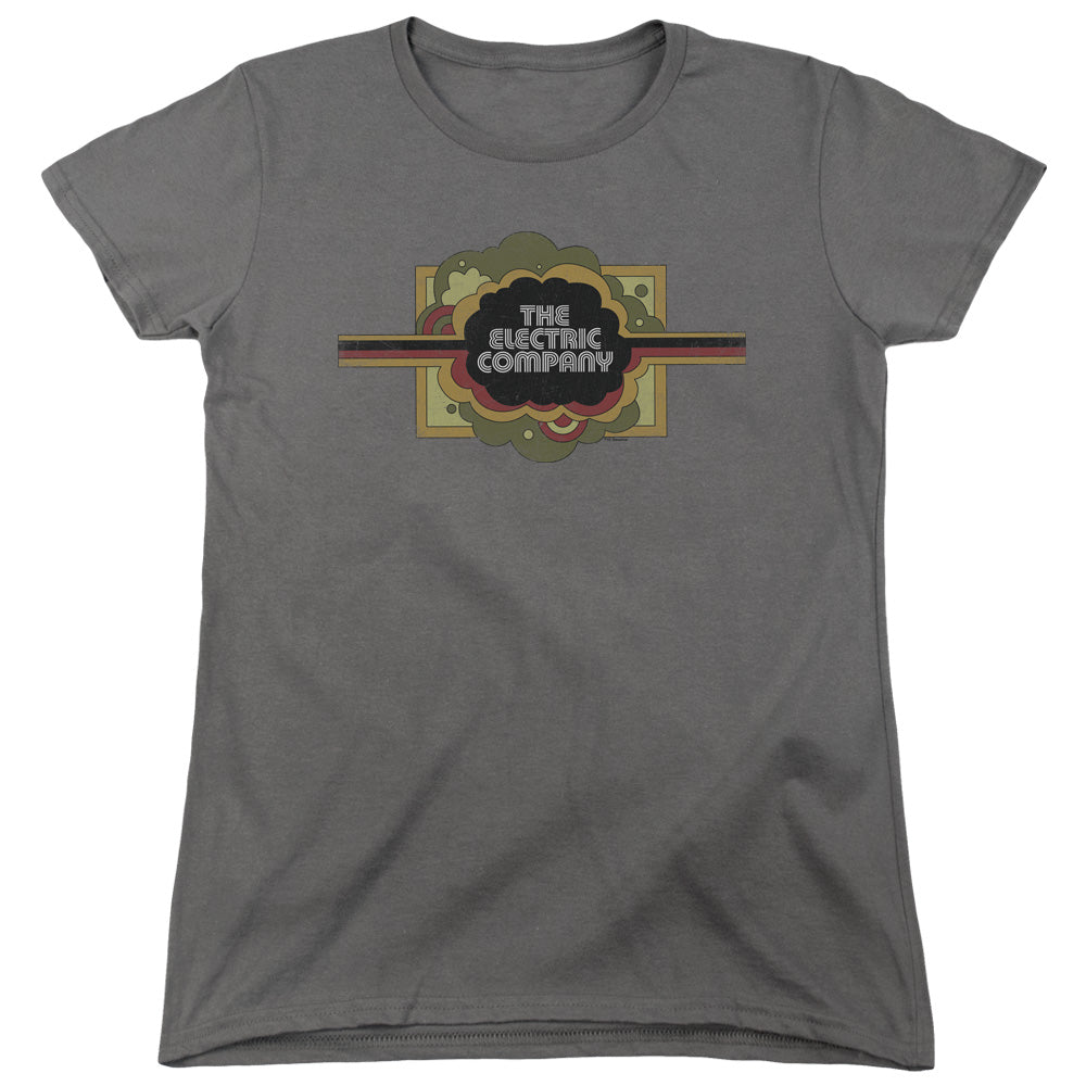 Electric Company Logo Womens T Shirt Charcoal Officially Licensed