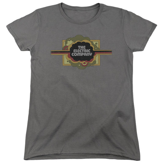 Electric Company Logo Womens T Shirt Charcoal Officially Licensed