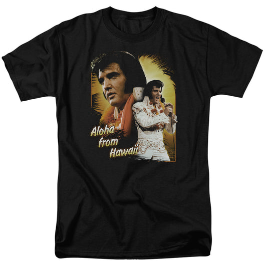 Elvis Presley Aloha Mens T Shirt Black