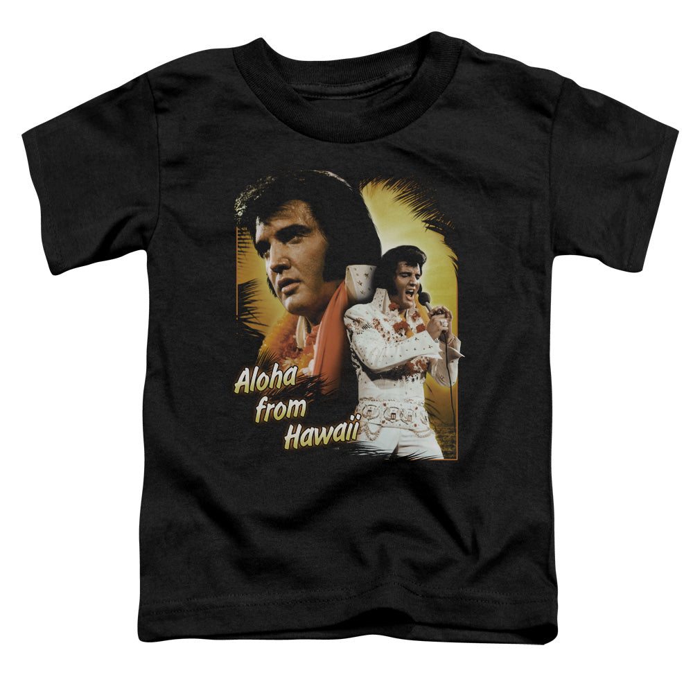 Elvis Presley Aloha Toddler Kids Youth T Shirt Black