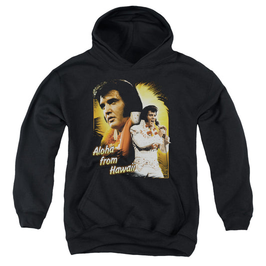 Elvis Presley Aloha Kids Youth Hoodie Black