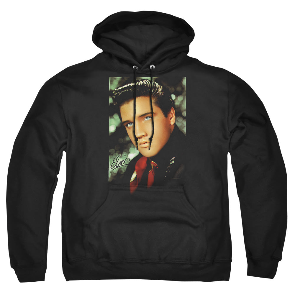 Elvis Presley Red Scarf Mens Hoodie Black