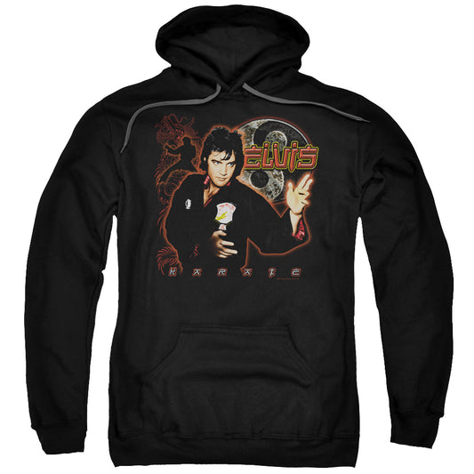 Elvis Presley Karate Mens Hoodie Black