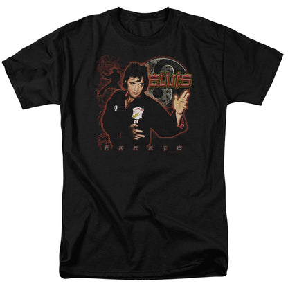 Elvis Presley Karate Mens T Shirt Black