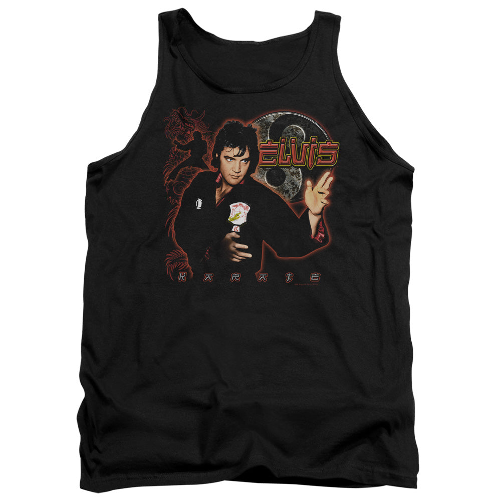 Elvis Presley Karate Mens Tank Top Shirt Black