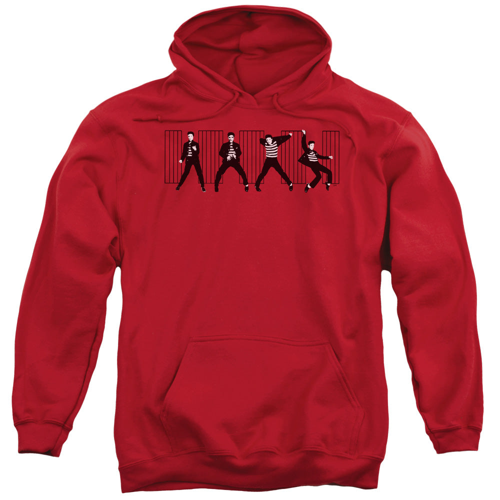 Elvis Presley Jailhouse Rock Mens Hoodie Red