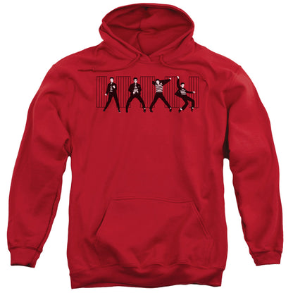 Elvis Presley Jailhouse Rock Mens Hoodie Red