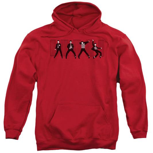 Elvis Presley Jailhouse Rock Mens Hoodie Red