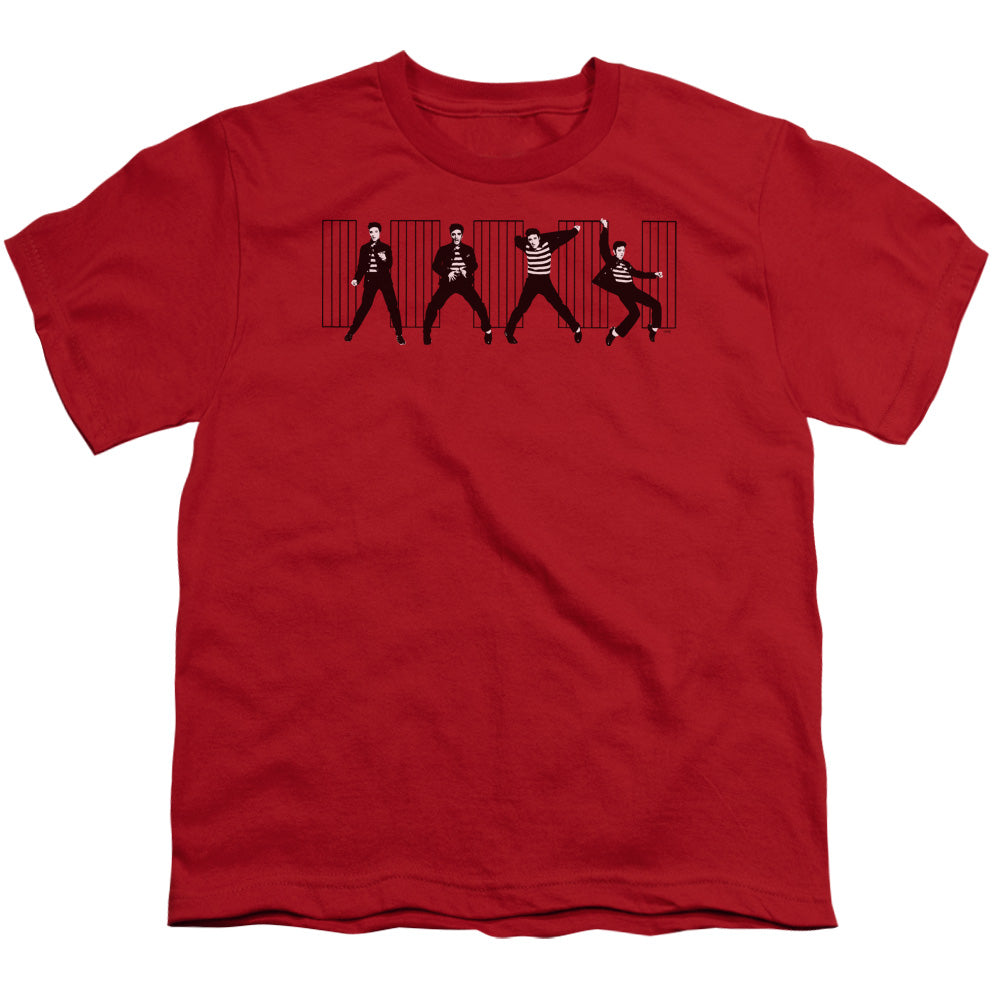 Elvis Presley Jailhouse Rock Kids Youth T Shirt Red