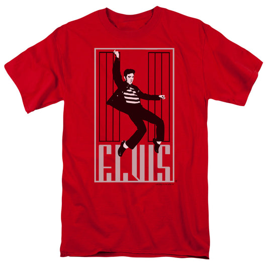 Elvis Presley One Jailhouse Mens T Shirt Red