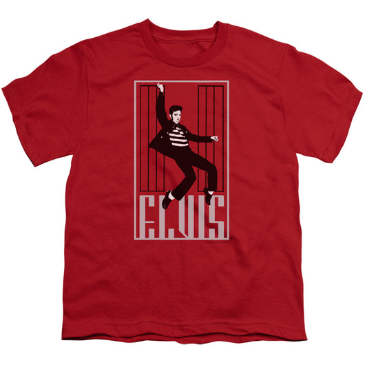 Elvis Presley One Jailhouse Kids Youth T Shirt Red