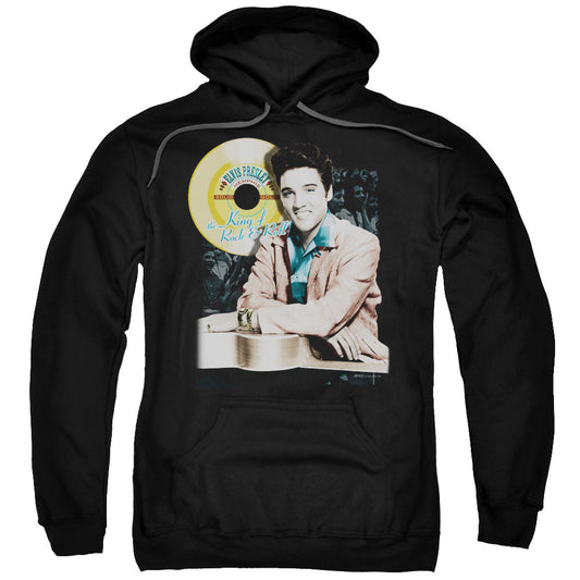 Elvis Presley Gold Record Mens Hoodie Black