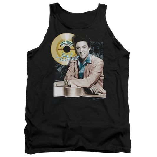 Elvis Presley Gold Record Mens Tank Top Shirt Black