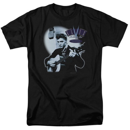 Elvis Presley HillBilly Cat Mens T Shirt Black