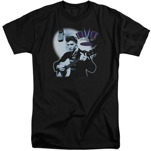 Elvis Presley HillBilly Cat Mens Tall T Shirt Black