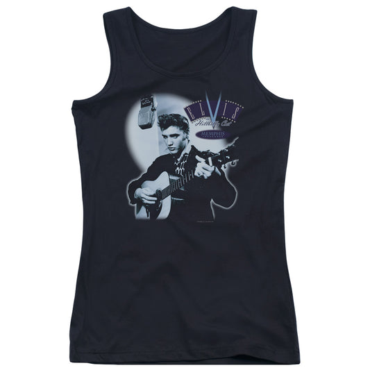 Elvis Presley HillBilly Cat Womens Tank Top Shirt Black