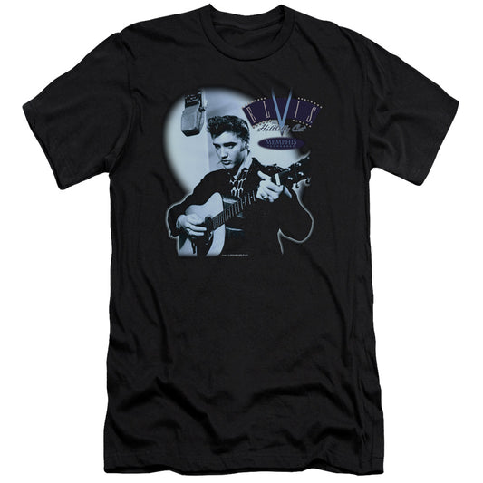 Elvis Presley HillBilly Cat Premium Bella Canvas Slim Fit Mens T Shirt Black