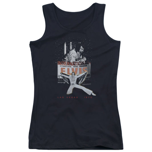 Elvis Presley Las Vegas Womens Tank Top Shirt Black