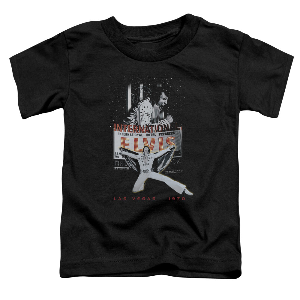 Elvis Presley Las Vegas Toddler Kids Youth T Shirt Black