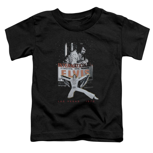 Elvis Presley Las Vegas Toddler Kids Youth T Shirt Black