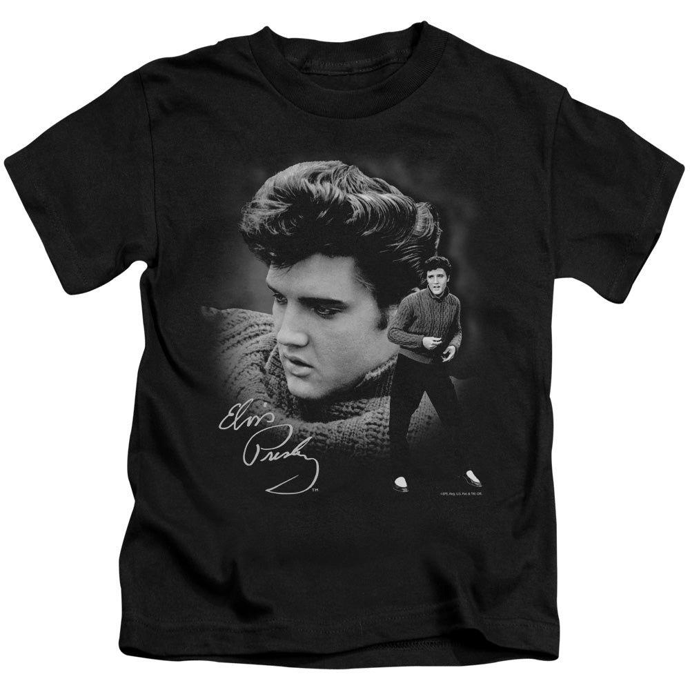 Elvis Presley Sweater Juvenile Kids Youth T Shirt Black