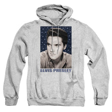 Load image into Gallery viewer, Elvis Presley Blue Sparkle Mens Hoodie Athletic Heather