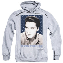 Load image into Gallery viewer, Elvis Presley Blue Sparkle Mens Hoodie Athletic Heather