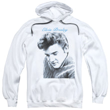 Load image into Gallery viewer, Elvis Presley Script Sweater Mens Hoodie White