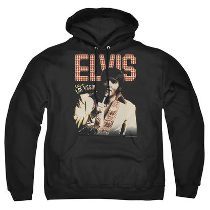 Elvis Presley Viva Star Mens Hoodie Black