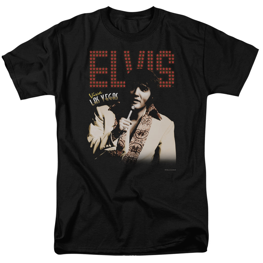 Elvis Presley Viva Star Mens T Shirt Black