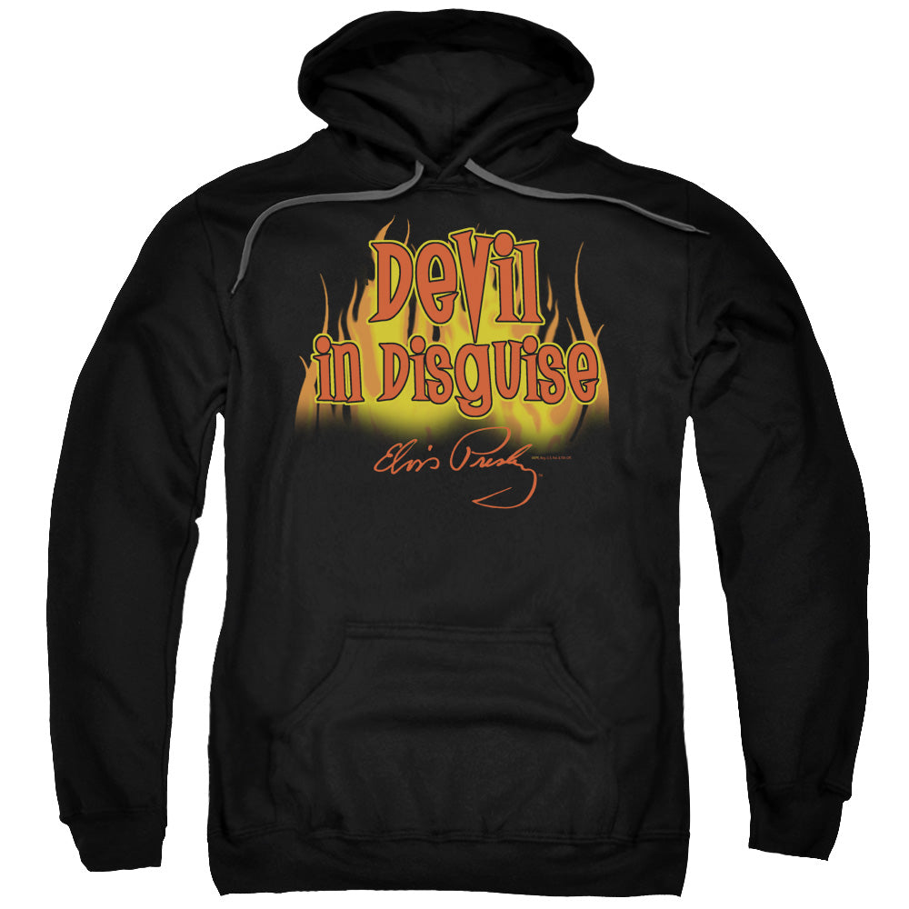Elvis Presley Devil in Disguise Mens Hoodie Black