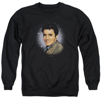 Elvis Presley Starlite Mens Crewneck Sweatshirt Black