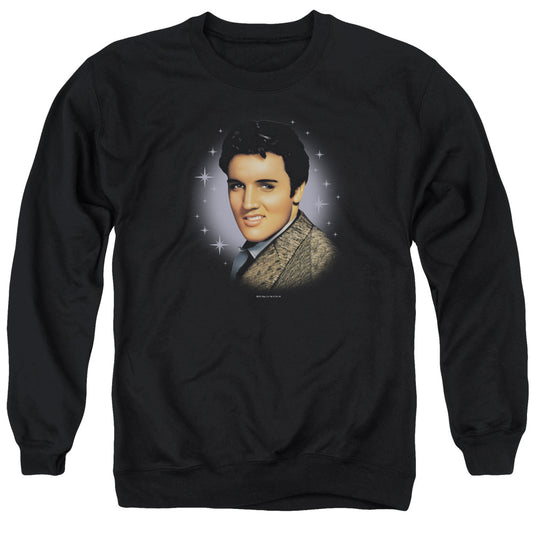 Elvis Presley Starlite Mens Crewneck Sweatshirt Black