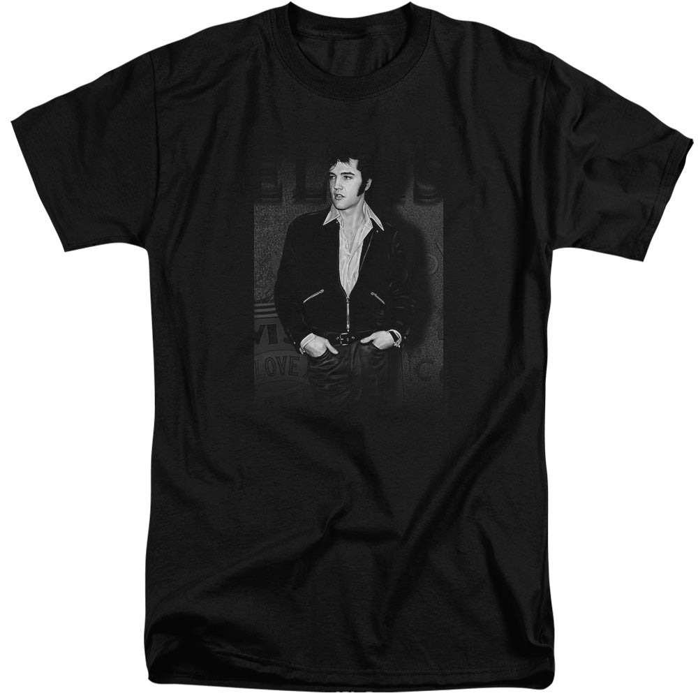 Elvis Presley Just Cool Mens Tall T Shirt Black