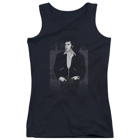 Elvis Presley Just Cool Womens Tank Top Shirt Black