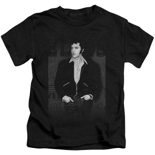 Elvis Presley Just Cool Juvenile Kids Youth T Shirt Black