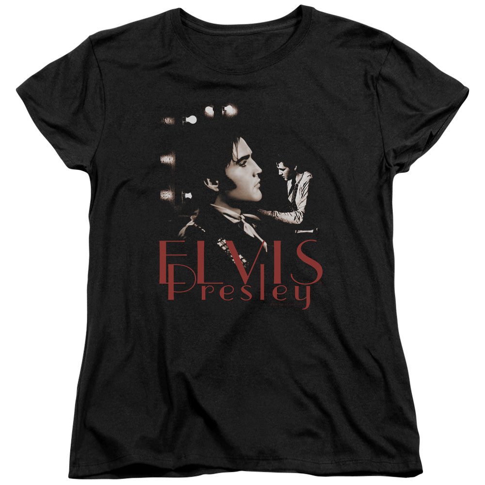 Elvis Presley Memories Womens T Shirt Black