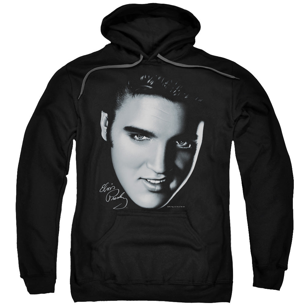 Elvis Presley Big Face Mens Hoodie Black