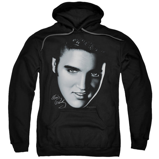 Elvis Presley Big Face Mens Hoodie Black