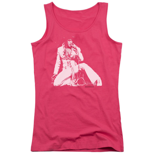 Elvis Presley Please Love Me Womens Tank Top Shirt Hot Pink