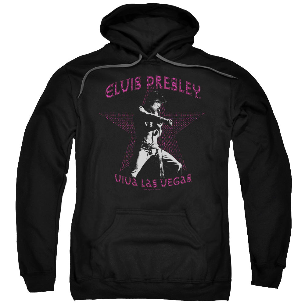 Elvis Presley Viva Las Vegas Star Mens Hoodie Black