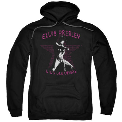 Elvis Presley Viva Las Vegas Star Mens Hoodie Black
