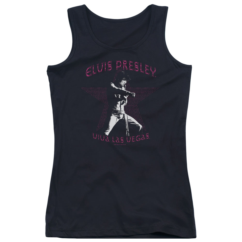 Elvis Presley Viva Las Vegas Star Womens Tank Top Shirt Black