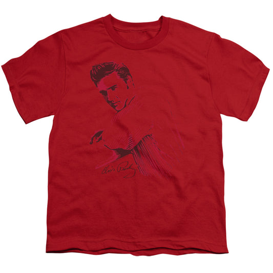 Elvis Presley on the Range Kids Youth T Shirt Red