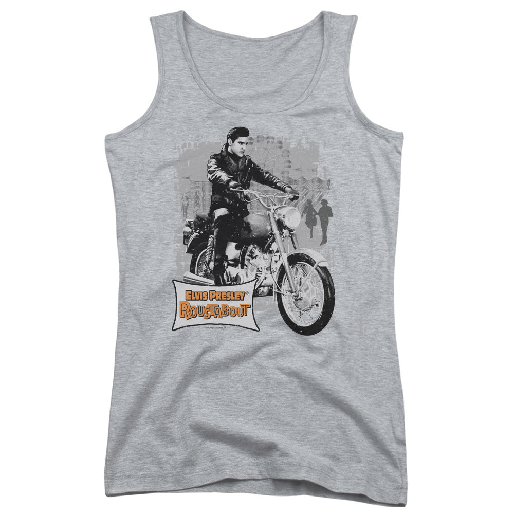 Elvis Presley Roustabout Poster Womens Tank Top Shirt Athletic Heather