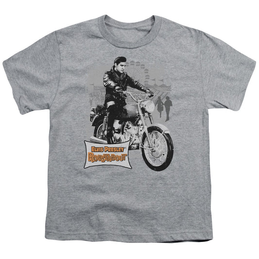 Elvis Presley Roustabout Poster Kids Youth T Shirt Athletic Heather