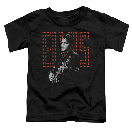 Elvis Presley Red Guitarman Toddler Kids Youth T Shirt Black