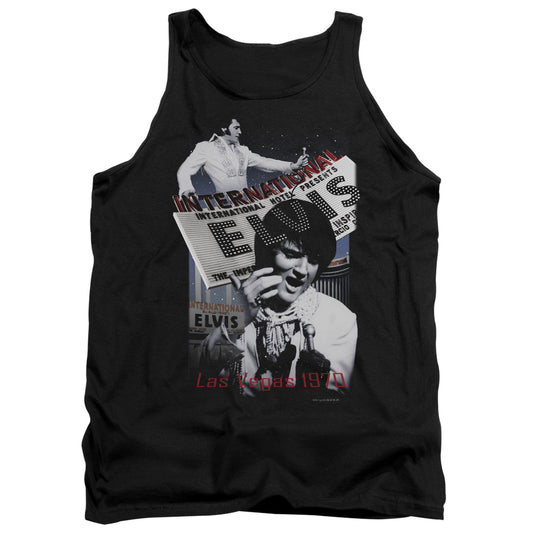 Elvis Presley International Hotel Mens Tank Top Shirt Black